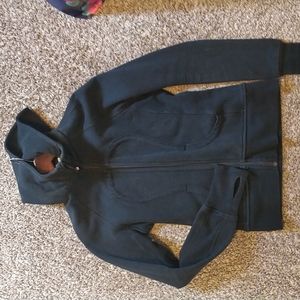 Black scuba hoodie